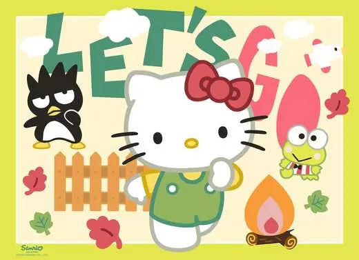 Ravensburger  Let's go, Hello Kitty! 4 x 100pc Puzzle