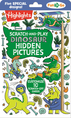 Highlights Scratch-And-Play Dinosaur Hidden Pictures