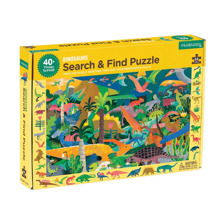 Dinosaur Search & Find Puzzle 64pc