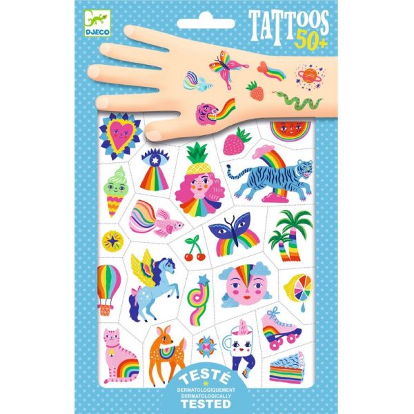 Djeco Tattoos: Rainbow