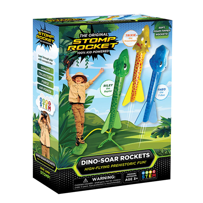 Stomp Rocket Dino Soar Rockets