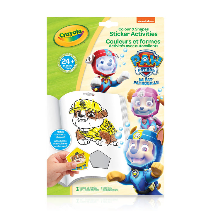 Crayola Paw Patrol Colour & Shapes Sticker Activiy Book