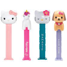 Hello Kitty PEZ Dispenser & Candy Assorted