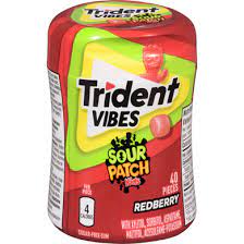 Trident Vibes Sour Patch Kids Redberry