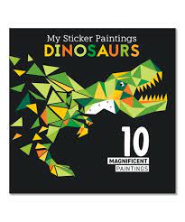 My Sticker Paintings: Dinosaurs