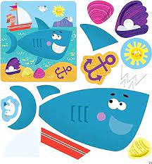 First Fun Sticker Painting-Ocean Creatures