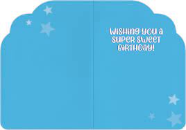Scented Cotton Candy Birthday Card
