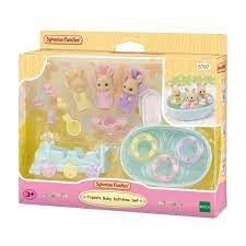 Calico Critters Triplets Baby Bathtime