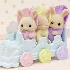 Calico Critters Triplets Baby Bathtime