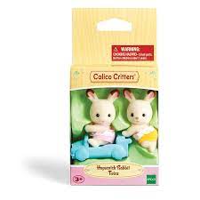 Calico Critters Chocolate Rabbit Twins