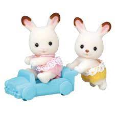 Calico Critters Chocolate Rabbit Twins