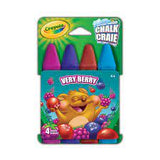 Crayola Washable Sidewalk Chalk 4 Pack
