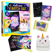 Deluxe Scratch Art Kit With Mini Vacuum
