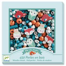 Djeco Wooden Bead Kit: Small Animals