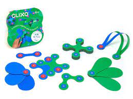 Clixo Itsy Pack Green/Blue- 18 Pcs