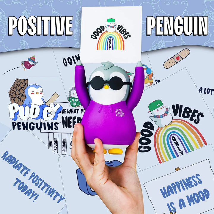 Pudgy Penguins NFT  Positive Penguin Purple Forever Friend