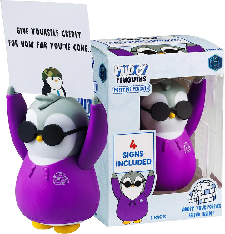 Pudgy Penguins NFT  Positive Penguin Purple Forever Friend
