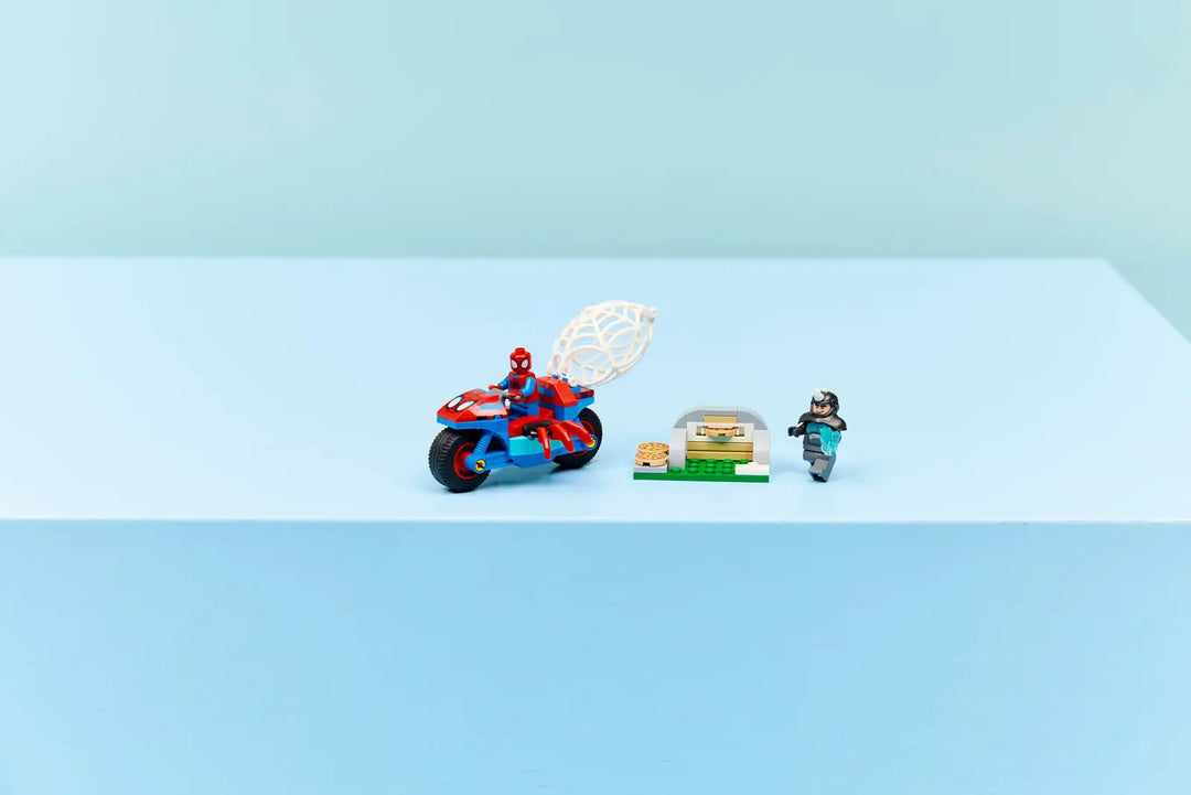Lego® Marvel Spidey on his Motorcycle vs. Rhino