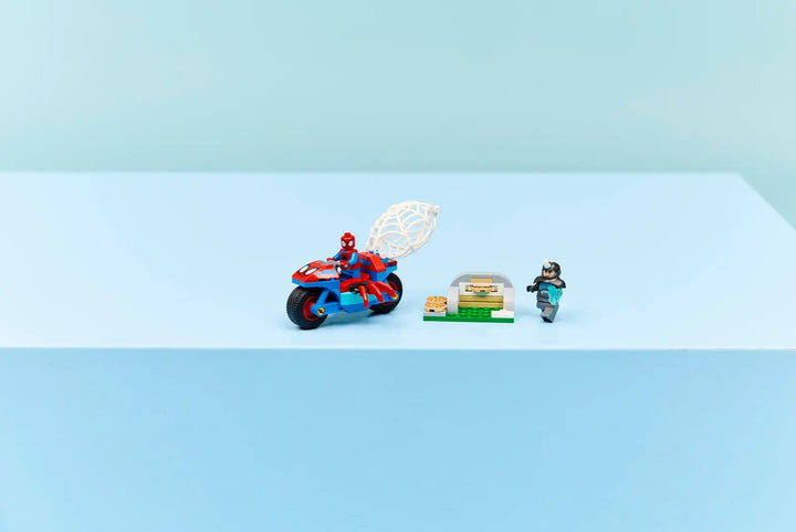 Lego® Marvel Spidey on his Motorcycle vs. Rhino