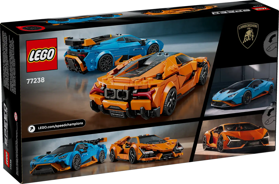 Lego® Speed Champions Lamborghini Revuelto & Huracán STO