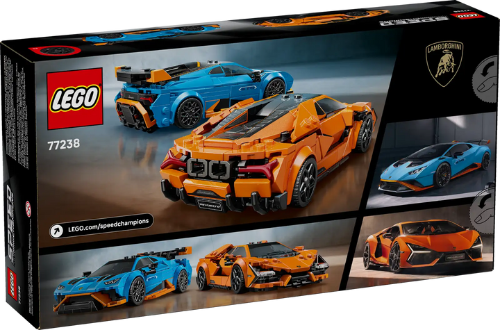 Lego® Speed Champions Lamborghini Revuelto & Huracán STO