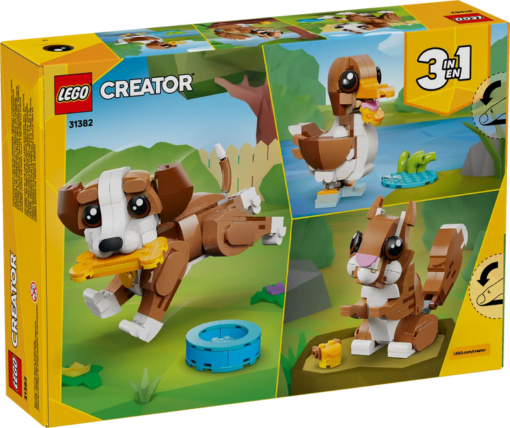 LEGO® Creator 3 in 1 Cute Animals: Playful Puppy Dog