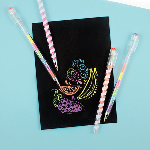 Tutti Fruitti Scented Multi-Colored Gel Pens