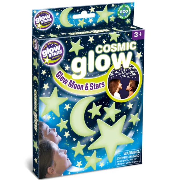The Original Glow Stars Cosmic Glow Moon & Stars