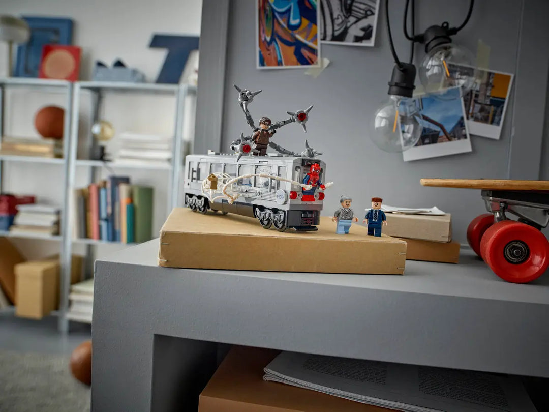 LEGO® Marvel Spider-Man vs. Doc Ock Subway Train Scene