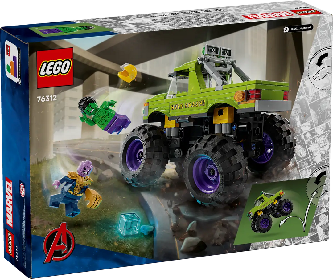 LEGO® Marvel The Hulk Truck vs. Thanos