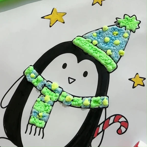 Magic Puffy Neon Pens