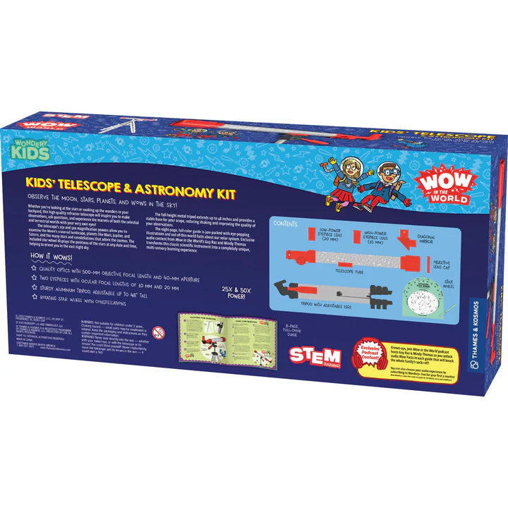 Wow in the World: Kids' Telescope & Astronomy Kit