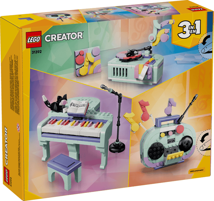 LEGO® Creator 3 in 1 Music Decor Piano with Cat