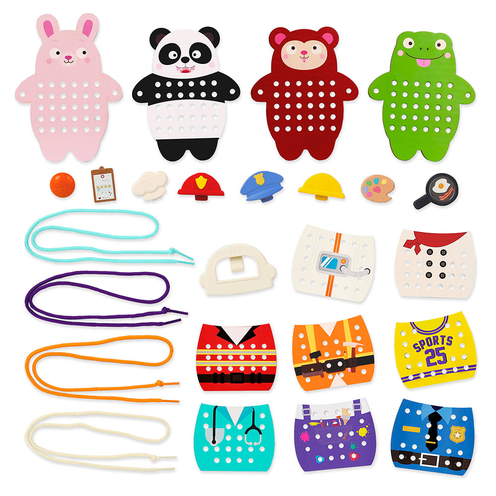 Battat Education - Lace Up & Learn Animals