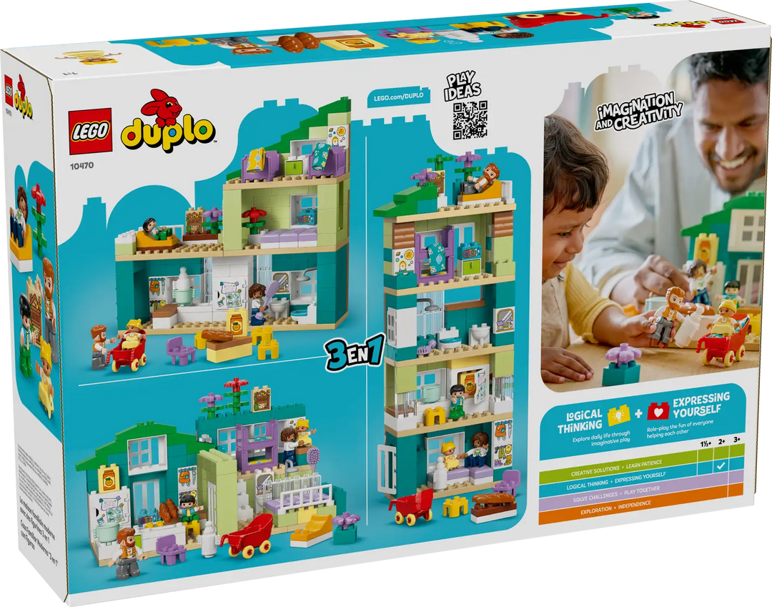 LEGO® Duplo® 3 in 1 Modern Family House with Figures