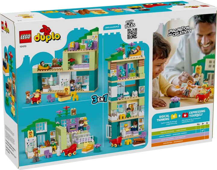 LEGO® Duplo® 3 in 1 Modern Family House with Figures