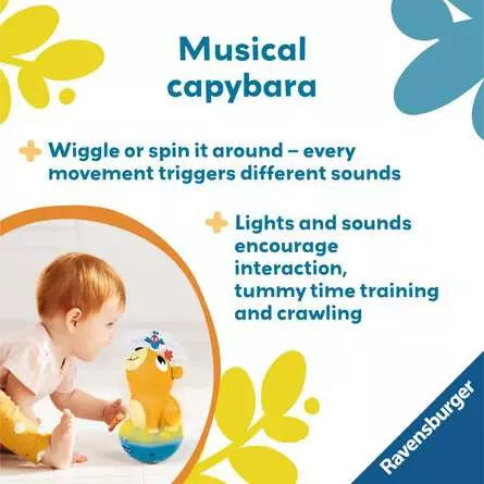 Ravensburger Push and Listen Roly Poly Capybara