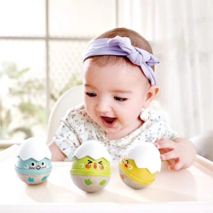 Hape Happy Hatchlings Wooble Rattles