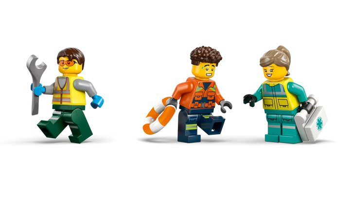 LEGO® City Airplane, Service Truck &amp; Hovercraft Remix