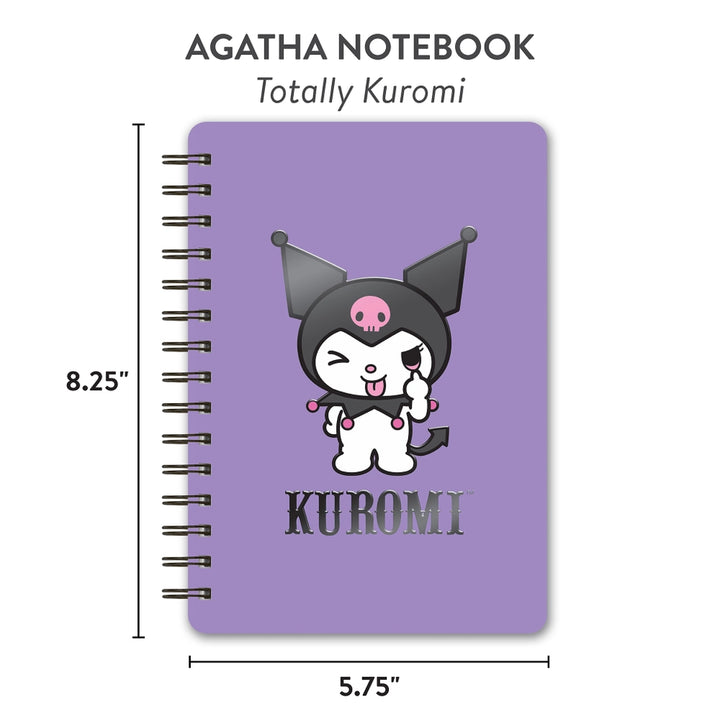 Sanrio Totally Kuromi™ Agatha Notebook with Sticker Sheet