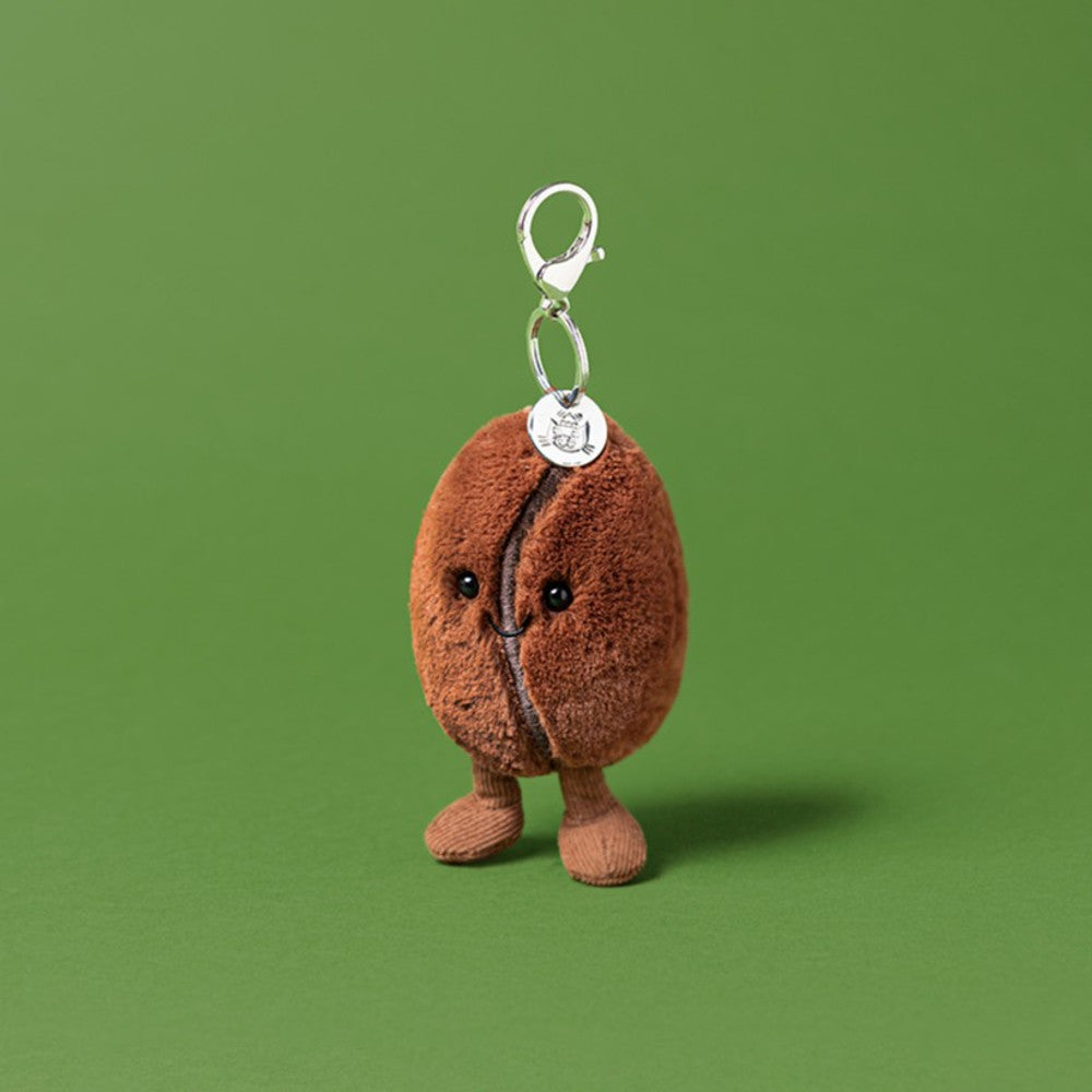 Jellycat Amuseables Coffee Bean Bag Charm -  LIMIT ONE PER CUSTOMER
