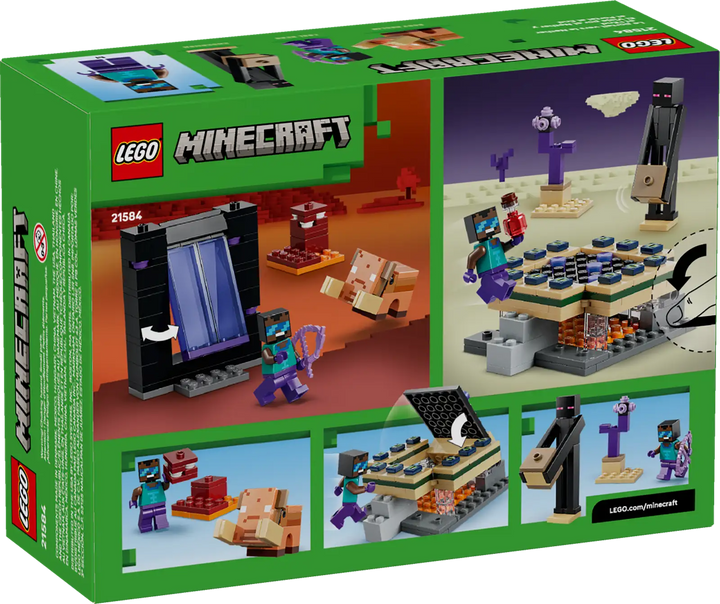 Lego® Minecraft® Nether &amp; End Portal Journey