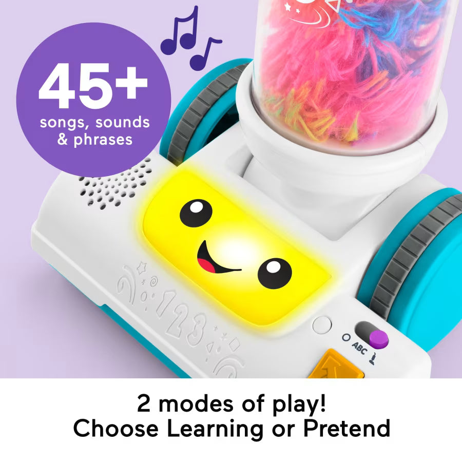 Fisher-Price Laugh &amp; Learn 2-in-1 Vacuum With Lights &amp; Music