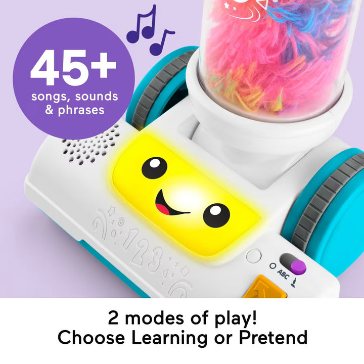 Fisher-Price Laugh &amp; Learn 2-in-1 Vacuum With Lights &amp; Music