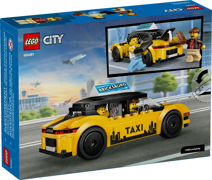 LEGO® City Yellow Taxi