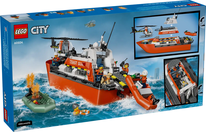 LEGO® City Coast Guard Rescue Boat &amp; Helicopter
