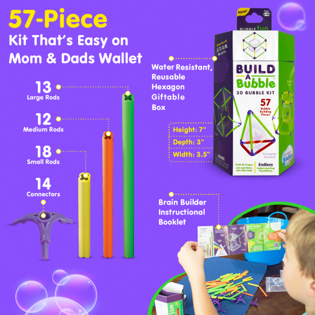 Build A Bubble 3D Bubble Kit