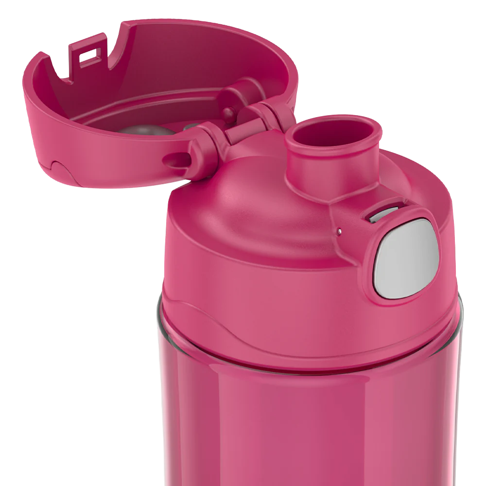 Thermos 16oz Plastic Kids Water Bottle - Raspberry