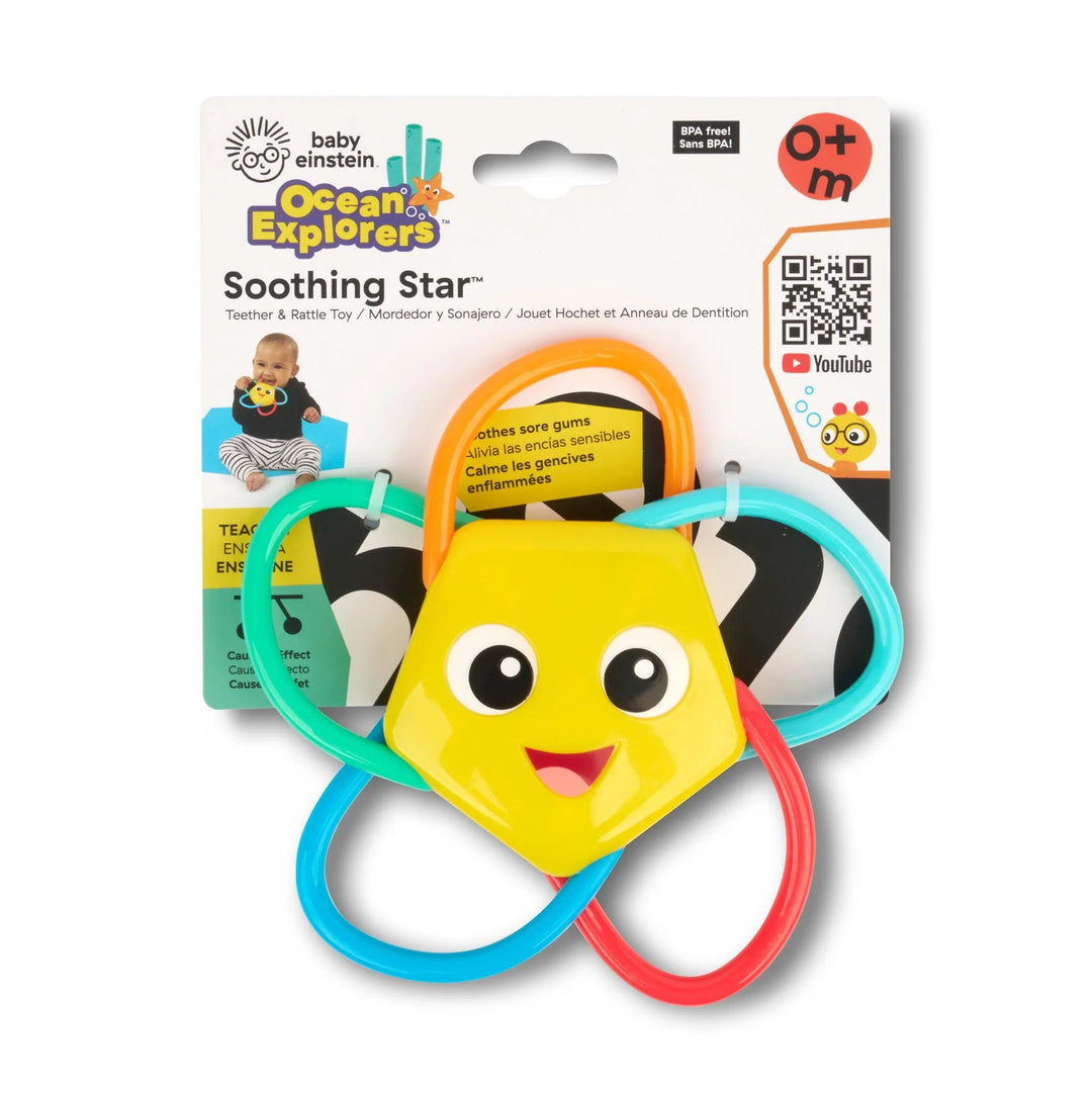 Baby Einstein Soothing Star Rattle & Teether