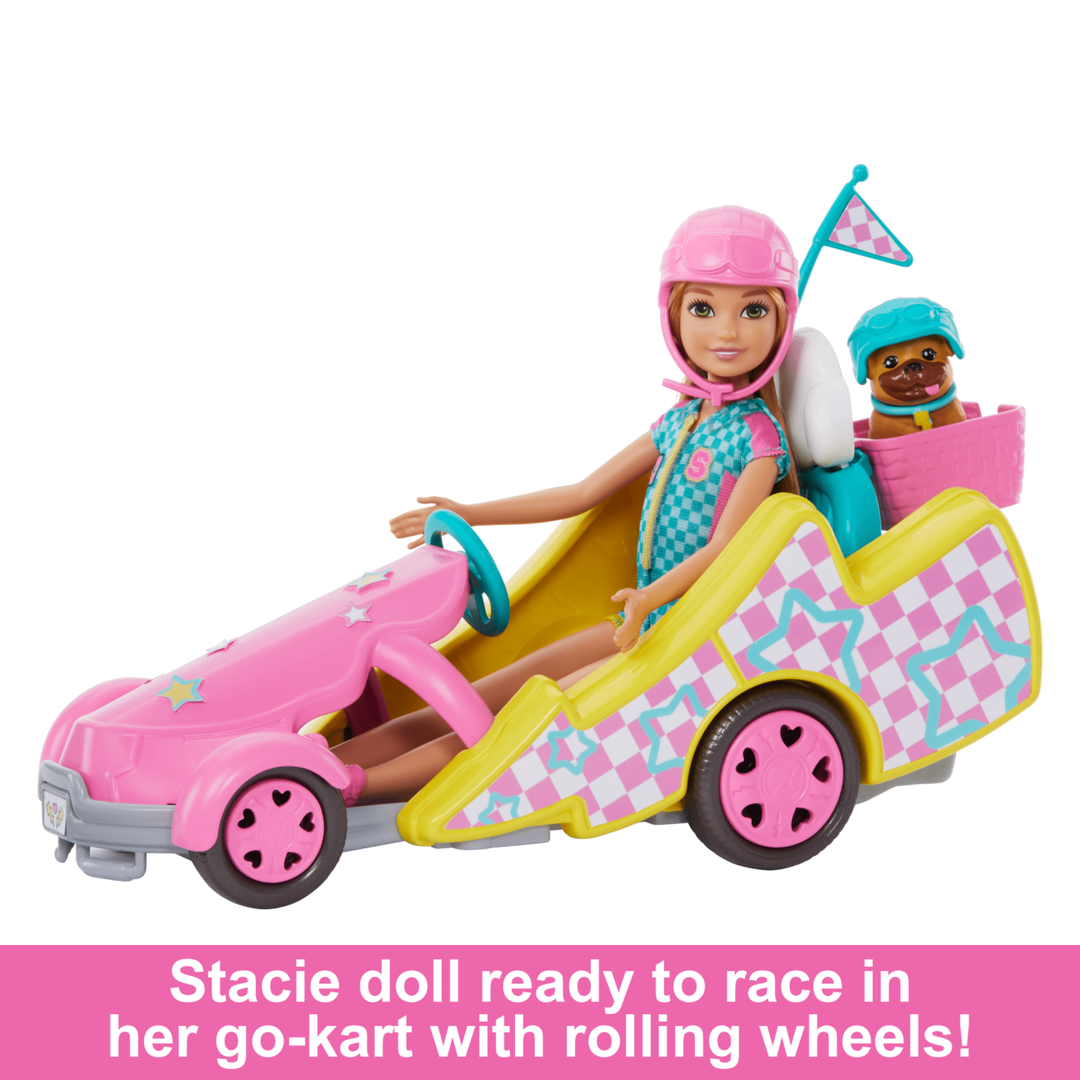 Barbie Stacie To The Rescue Go-Cart Playset